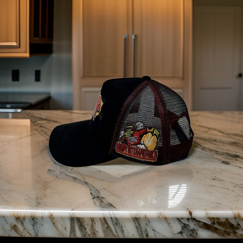 TRUCK HAT BLACK&RED LIMITED EDITION